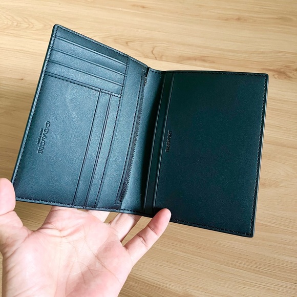 Coach Cosmic Coach Passport Card Case With Robot Print # CW171 - Picture 3 of 5